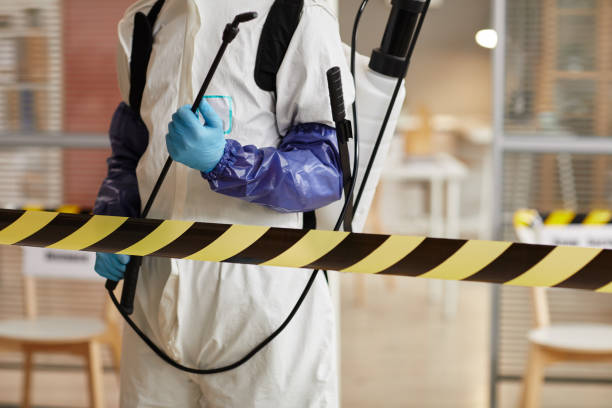 Professional Biohazard Cleanup technician working in Chester, PA